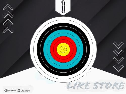 ورقة هدف رماية ملون مقاس 80 *80