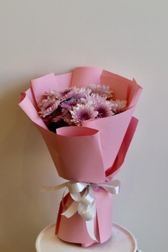 باقة / همسة وردية ورد بيبي جوري