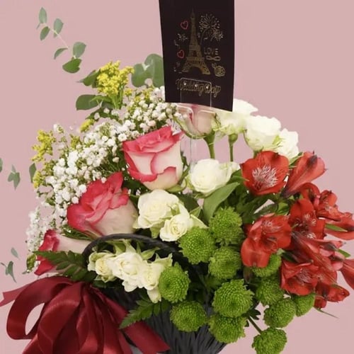 سلة هدية أناقة كلاسيكية