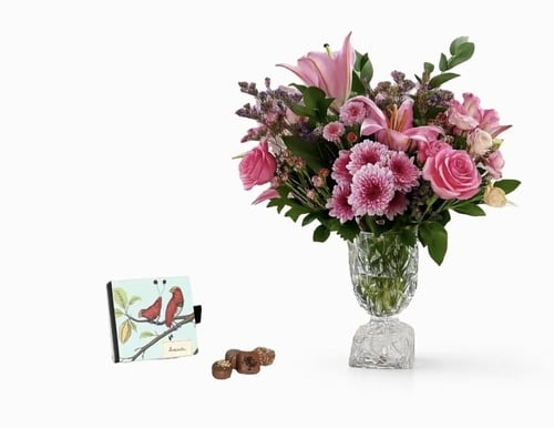 البهجة في مزهرية / مع شوكلاتة باتشي او فيريرو او ا...