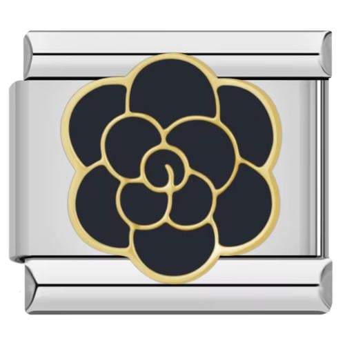 Black Chanel flower