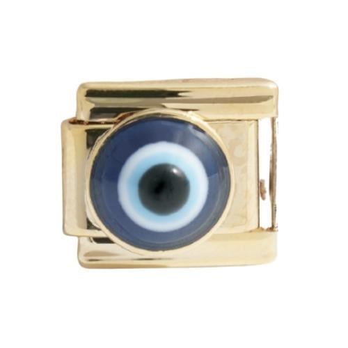 Gold charm blue eye