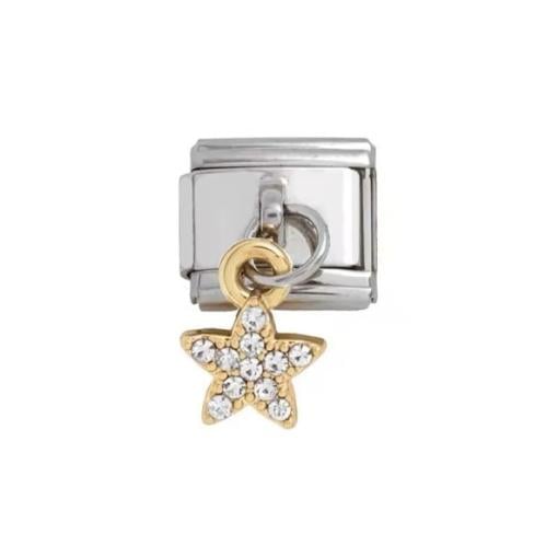 Mini gold star hanging