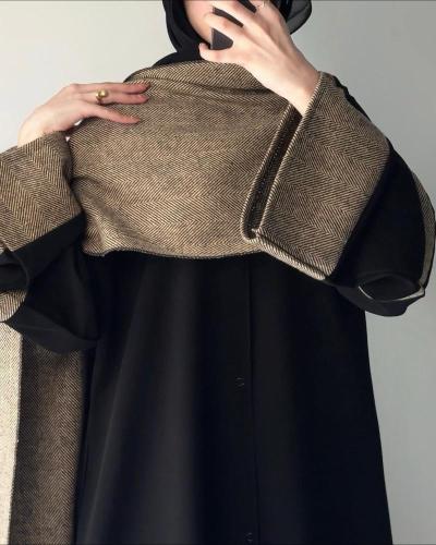 عباية + شال بتصميم أنيق