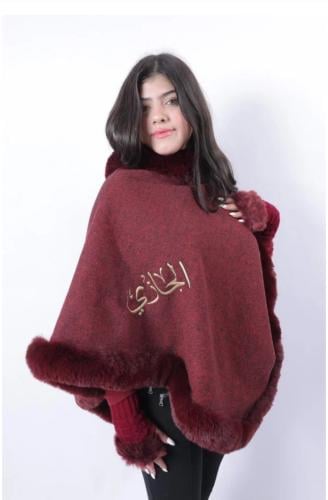 وشاح شتوي بالاسم-متجر قمر المملكه