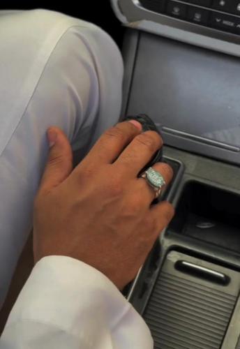 خاتم فضه خالص شناكر