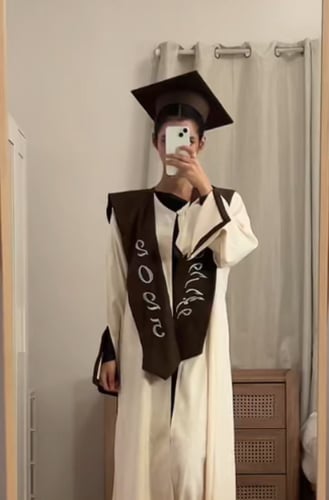 طقم عباية تخرج