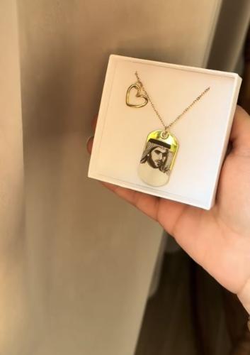 قلاده ناعمه ذهبيه باللصوره هديه لمن تحب