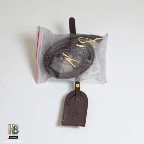 شنطة ايترو ميني جلد بني غامق