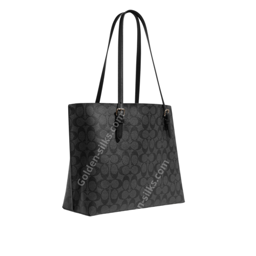 Mollie Tote Bag In Signature BLACK