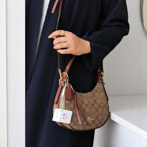 كوتش Kleo Hobo In Signature Canvas 3