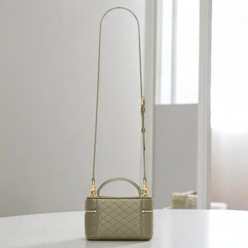 شنطة Gaby mini vanity bag زيتي ميني