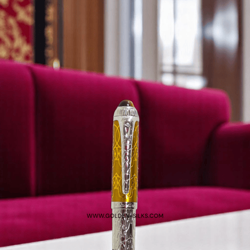 قلم كارتير الباشا نقش اسلامي ذهبي م2