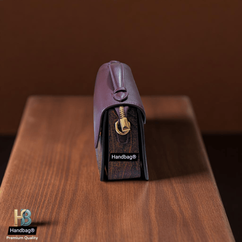 شنطة ايترو STYLISH وسط برغندي