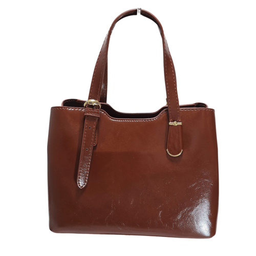 حقيبة ميو ليذر الأنيقة مقاس 25 بني