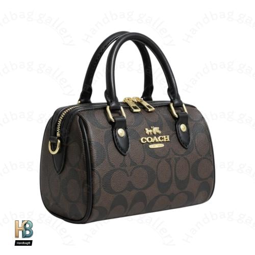 rawan mini bag بني محروق ايطار اسود