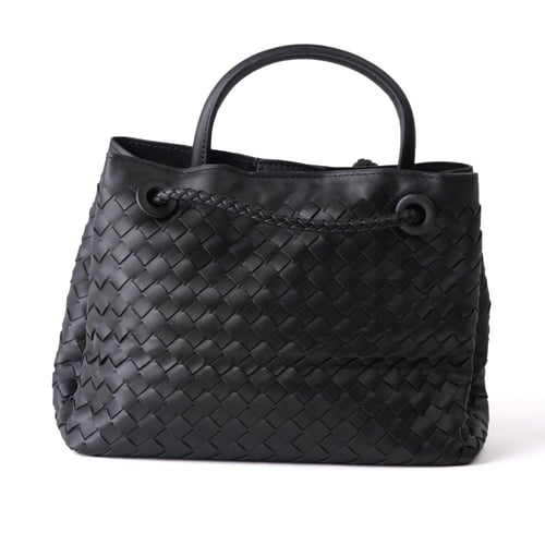 حقيبه بوتيقا رصاصي غامق مجدول مقاس25