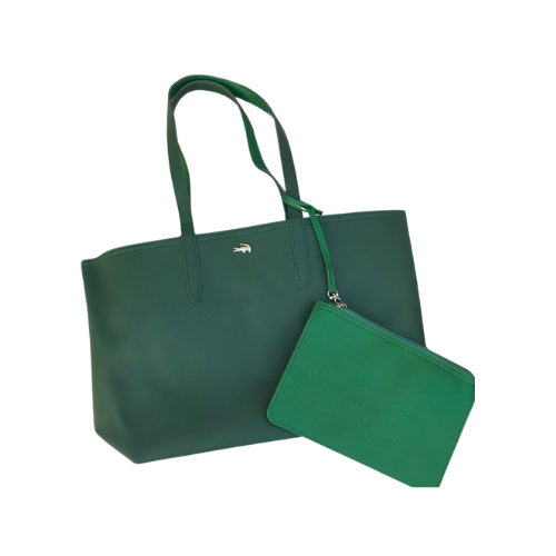 شنطة ومحفظة Lacost كبيرة أخضر