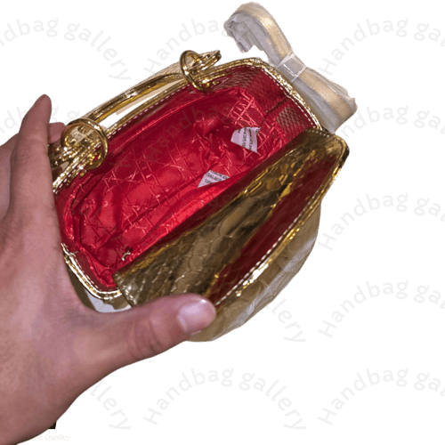 حقيبة ديور وسط قولد