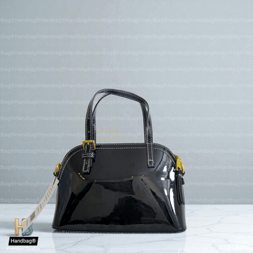 حقيبة توري بورش ميني كلاسيك أسود لماع