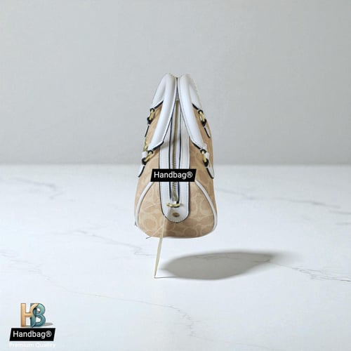 شنطة كوتش ميني RAWAN جلد وايت