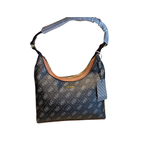 شنطة كتف guess جلد بني2