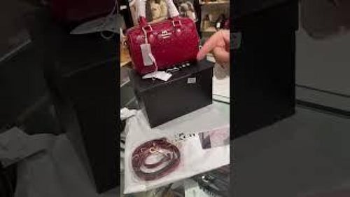 حقيبة rawan mini bag بني ايطار اسود