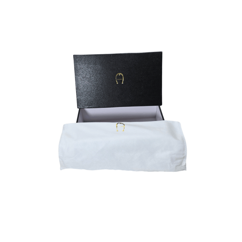 شنطة Aigner وسط عنابي سيكوير