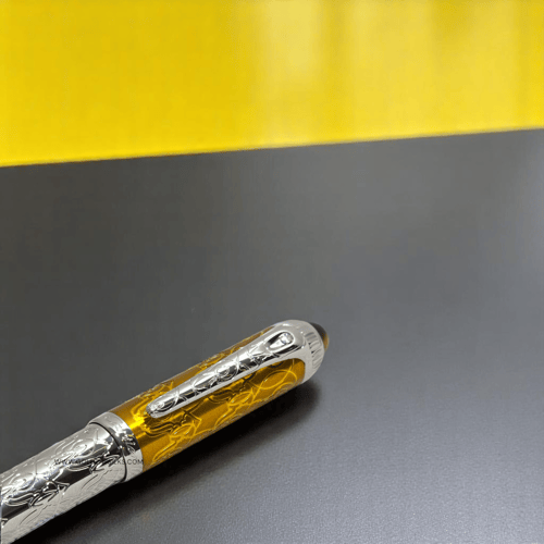 قلم كارتير الباشا نقش اسلامي ذهبي م2