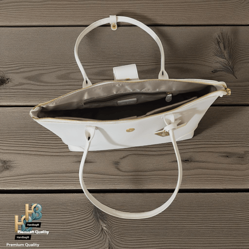 توري بورش لارج جلد مقاس 35 أبيض