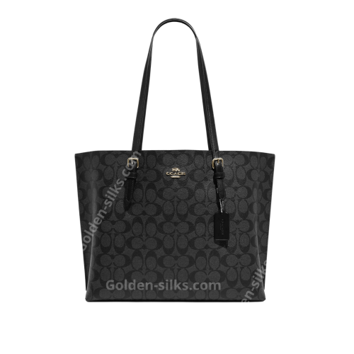 Mollie Tote Bag In Signature BLACK