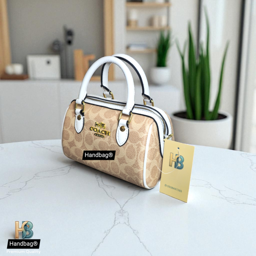 شنطة كوتش ميني RAWAN جلد وايت