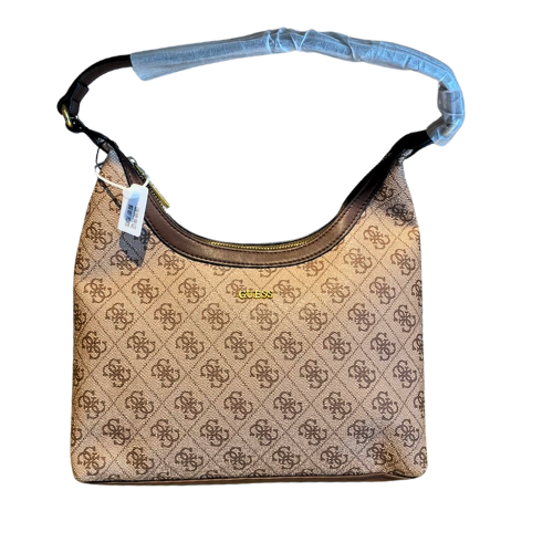 شنطة كتف guess جلد بني فاتح