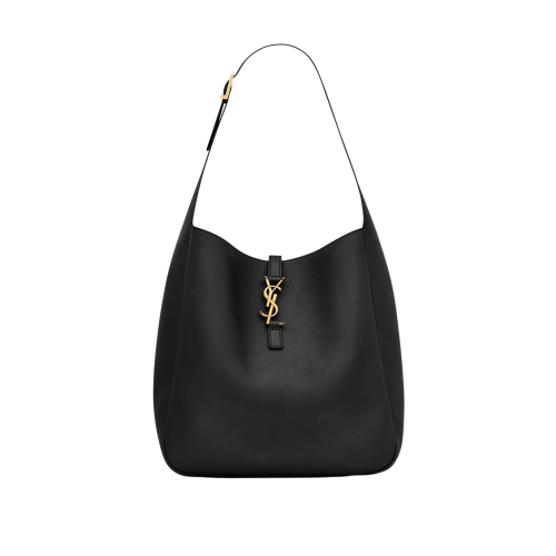 شنطة كتف Saint Laurent اسود مطفي حجم كبير