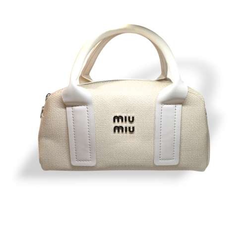 حقيبة Miu أبيض