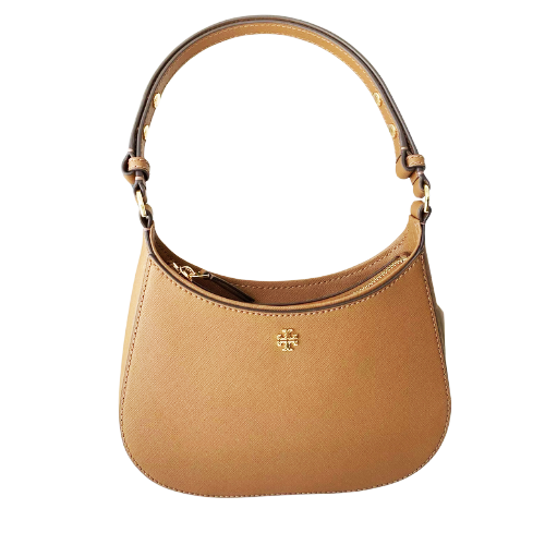 Tory Burch Emerson Saffiano Leather بني