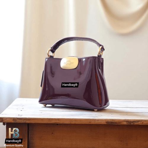 شنطة كوتش Aurora Mini برغندي لماع