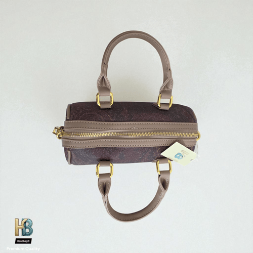 شنطة ايترو ميني جلد بني فاتح