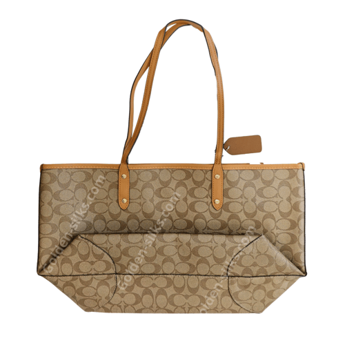 حقيبة يد كوتش لارج سيتي بني