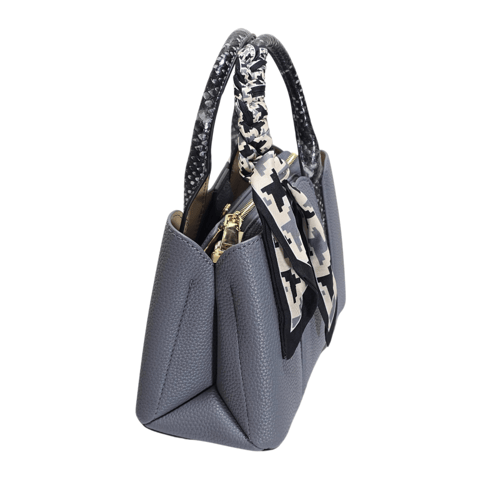 حقيببة جيس بريميوم بلاك سنيك ليذر لون رصاصي مطفي م...