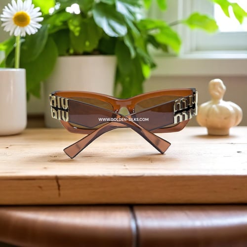 نظارة ميو ترانزبيرنت براون