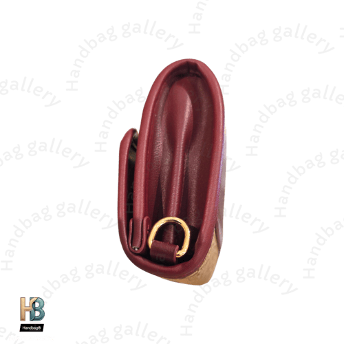 حقيبة اقنر كلتش ميني عنابي