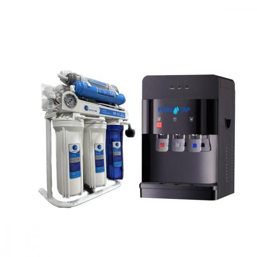 جهاز تحلية مياه منزلي بتقنية النانو سلفر مع برادة