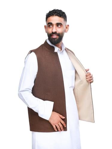 سديري جوخ وجهين بني - بيج