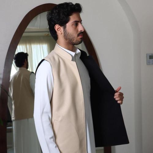 سديري وجهين جوخ بيج واسود