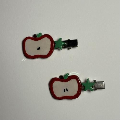 Apple Sparkle safety pin