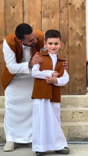 سديري دبل فيس اسود مع جملي