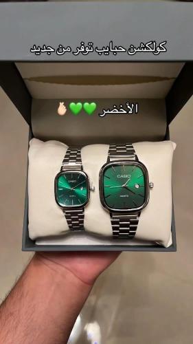 بكج ساعات كاسيو LTP كبلز الاخضر