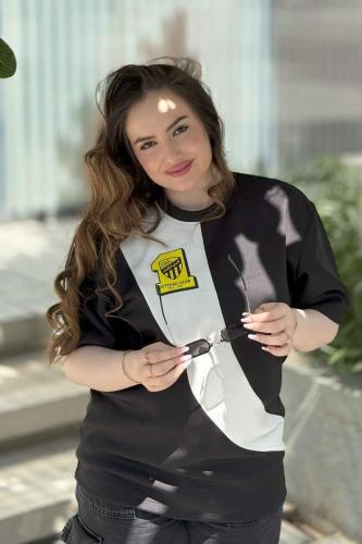 تيشرت الاتحاد اسود &ابيض2025