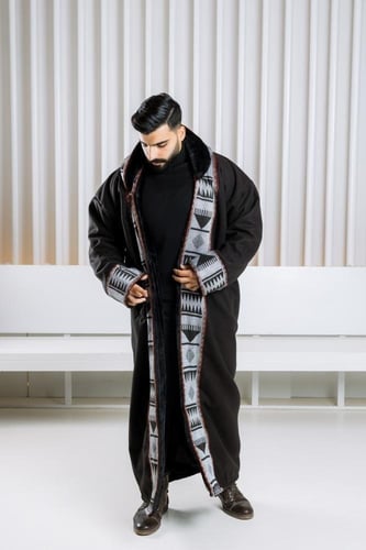 فروه شتوي بنقشة